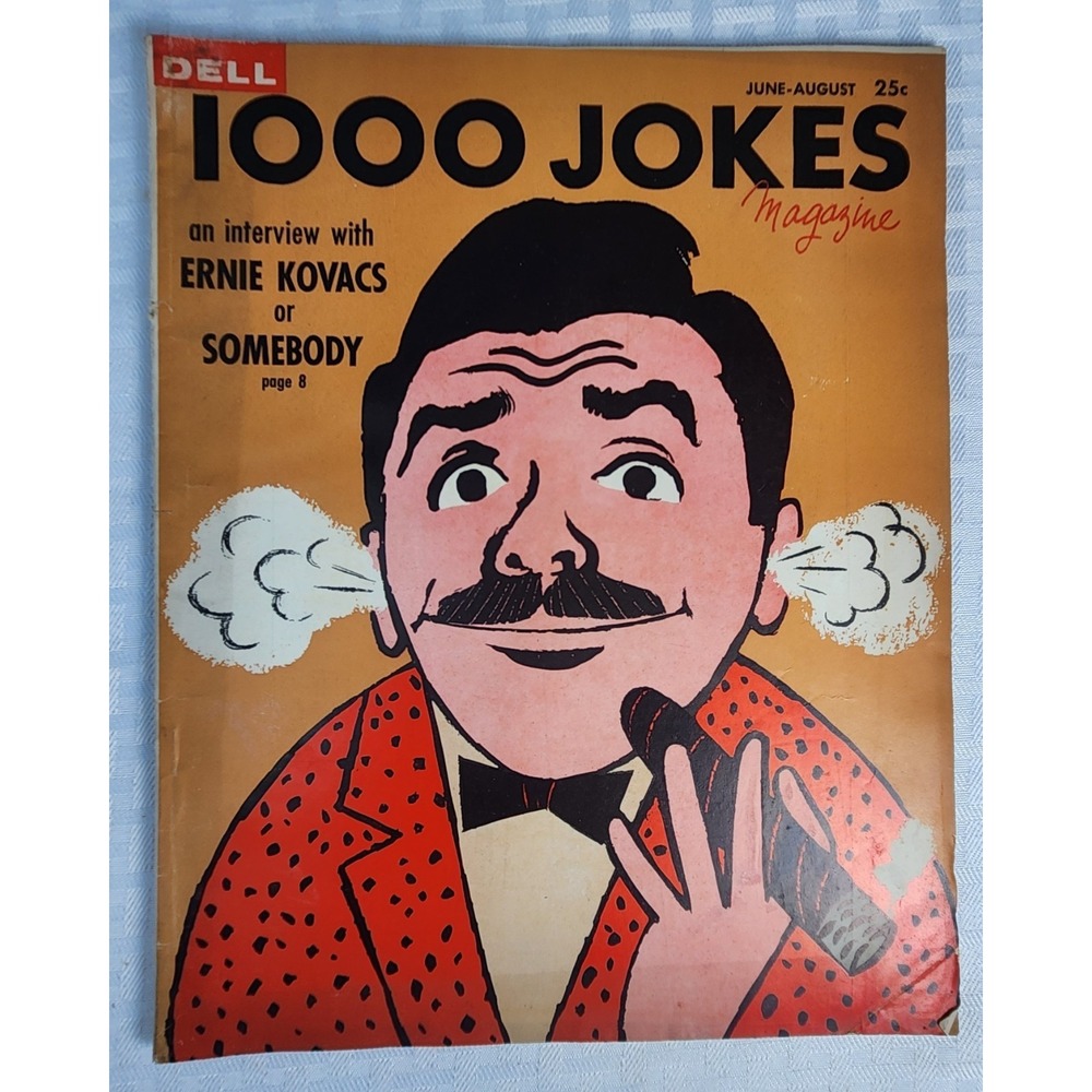 1000 Jokes Magazine JUNE-AUGUST # 82 1957 Humor Satire Commentary